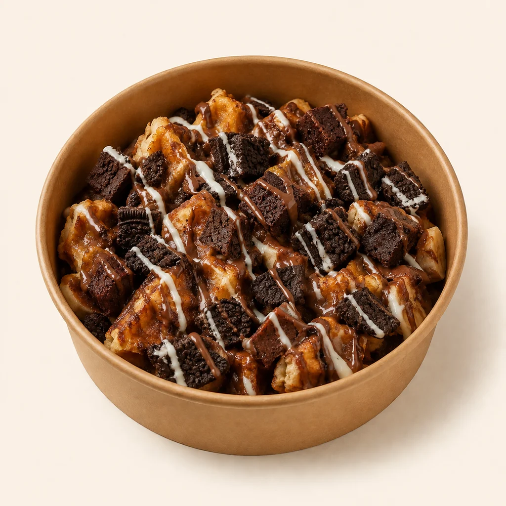 Çikolata Şöleni waffle kâsesi